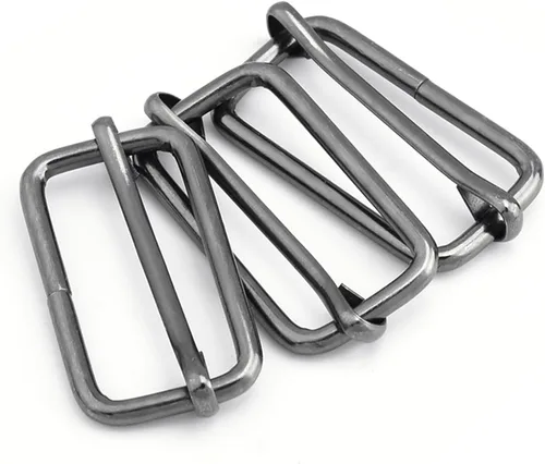Miniatura 19 de CooBigo Paquete de 25 hebillas deslizantes ajustables de metal de 1 pulgada, ajustador rectangular Tri-Glide, deslizador de correa de tirantes