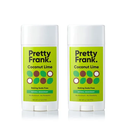 Miniatura 9 de Pretty Frank Desodorante natural sin aluminio con carbón, sin bicarbonato de sodio, carbón marino (paquete de 1) Respetuoso con la piel sensible