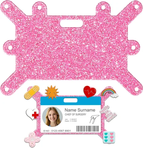 Miniatura 10 de Plifal RN BSN Porta insignia con tarjetero Enfermera Accesorios de enfermería Enfermera registrada Licenciatura en ciencias en enfermería