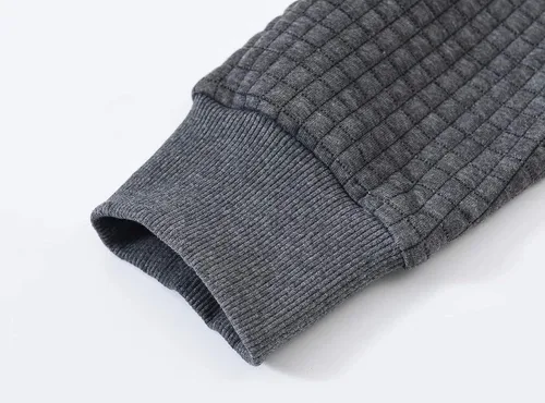 Miniatura 5 de YuKaiChen - Sudadera casual sin botones con capucha de manga larga para hombres