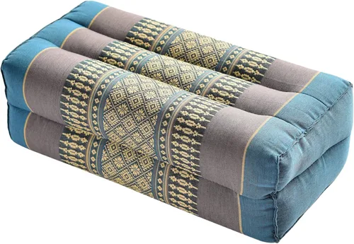 Zafuko Cojín de Yoga y Meditación - Relleno de Kapok Orgánico Resistente al Agua, Cojín de Meditación, Accesorio Suave de Yoga