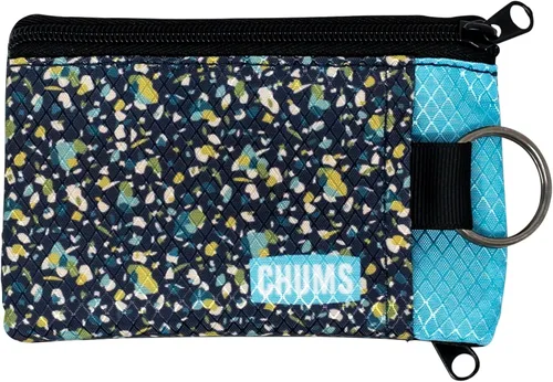 Miniatura 42 de Chums Surfshorts - Cartera minimalista ligera con cremallera y ventana de identificación transparente, resistente al agua con llavero