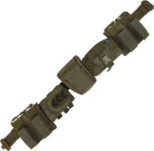 Miniatura 3 de YAKEDA - Cinturón táctico de batalla para uso público, con bolsas, 7 en 1 CP