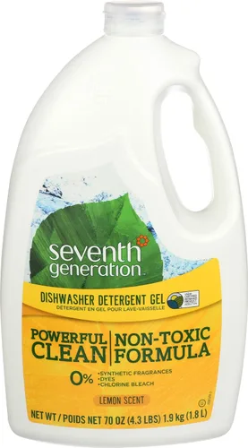 Miniatura 3 de Gel de lavavajillas automático Seventh Generation Free and Clear, 42 onzas - 6 por caja.
