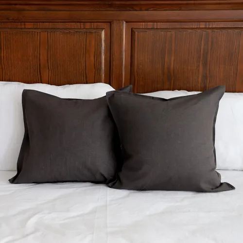 Miniatura 9 de Simple&Opulence - Fundas de almohada lumbar de lino 12x20 pulgadas, juego de 2, mezcla de lino y algodón, rectangulares, decorativas, para sofá