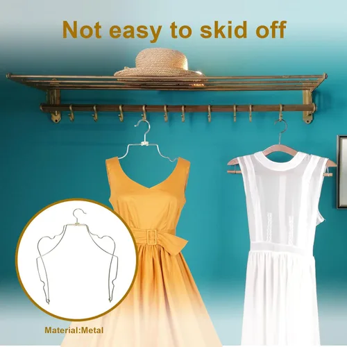 Miniatura 3 de Cabilock Colgador de bikini con forma de cuerpo, ganchos de alambre con forma de cuerpo para trajes de baño, boutique, armario, ropa, vestido, traje