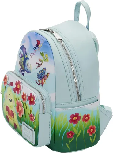 Miniatura 6 de Loungefly Disney Pixar A Bugs Life Earth Day - Bolso de hombro para mujer con doble correa, Multi, talla única
