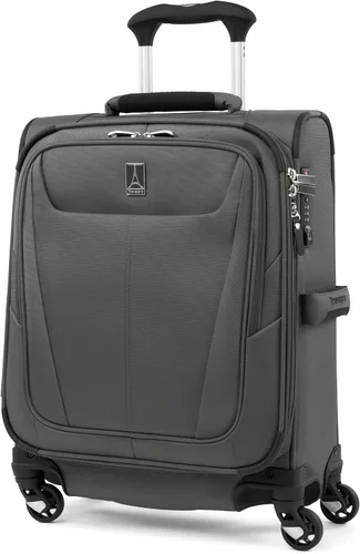 Miniatura 219 de Travelpro Maxlite 5 - Juego de 2 piezas de equipaje de mano de tela, expandibles con 4 ruedas giratorias, bolso blando para debajo del asiento, Negro