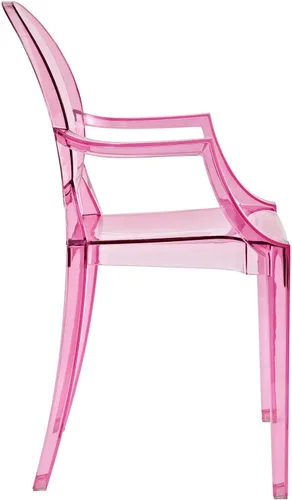 Miniatura 4 de Silla de Comedor transparente de Casper, Plástico, Azul