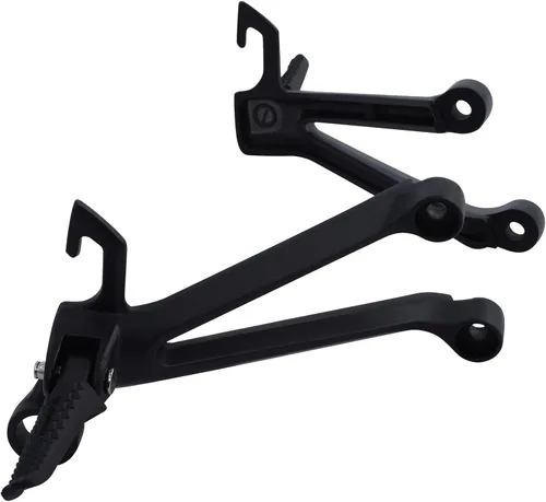 Miniatura 7 de TCT-MOTORPARTS Estriberas de pie del pasajero trasero para Suzuki GSXR1000 GSX-R1000 2005-2006 Negro arena