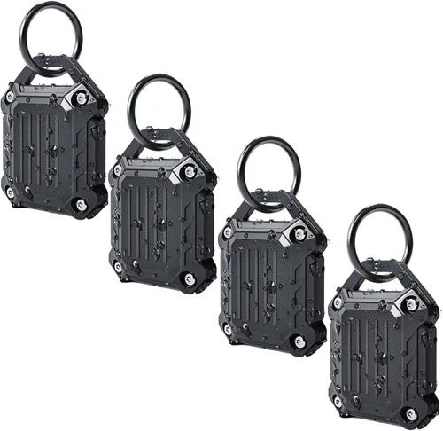 Miniatura 13 de DOVICK - Funda protectora impermeable para llavero Airtag, cubierta completa con tornillos compatible con el llavero de seguimiento Apple Air Tag P4