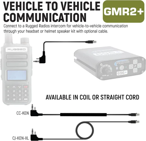 Miniatura 6 de Rugged Radios GMRS - Radio de mano bidireccional Walkie Talkie para senderismo, camping, aterrizaje todoterreno, cuenta con canales meteorológicos