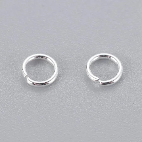 Miniatura 8 de HDSupplies 100 piezas - 4mm de argollas de acero inoxidable 304 de tono negro - Calibre 22 (espesor de 0.6mm)