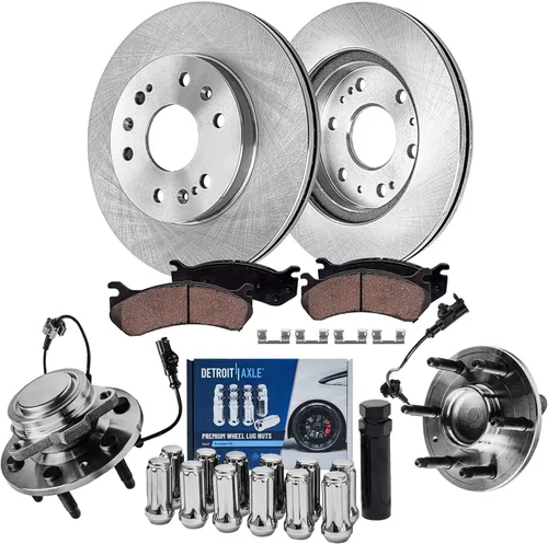 Miniatura 17 de Detroit Axle - Kit de frenos para Mazda CX-5 2019-2024, rotores de freno de disco pastillas de freno de cerámica con herrajes 2020 2021 2022 2023