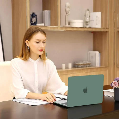 Miniatura 5 de MOSISO - Compatible con funda para MacBook Air de 13 pulgadas, versión 2022, 2021, 2020, 2019, 2018, A2337 M1 A2179 A1932, Touch ID, carcasa rígida