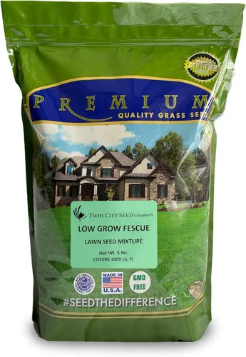 Miniatura 9 de Twin City Seed Co. Semillas ecológicas (festuca de bajo crecimiento), mezcla de hierba de festucas finas, bolsa de 25 libras