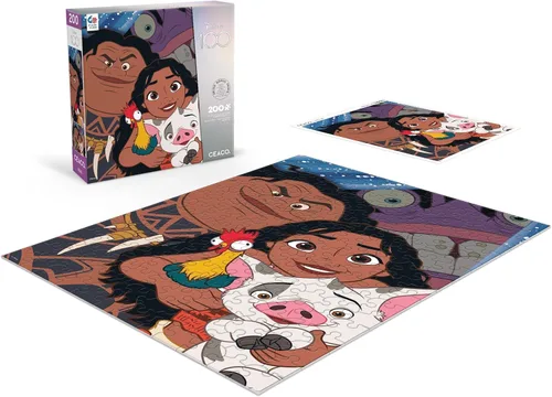 Miniatura 7 de Ceaco - Rompecabezas de 200 piezas con moana y selfies de Disney