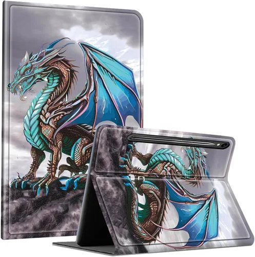 Miniatura 121 de Slim Case for Samsung Galaxy Tab S10 Lite / S10 FE / S9 FE 10.9" & Galaxy Tab S9 11", Multi-Angle Stand PU Leather Smart Folio Cover with Soft TPU