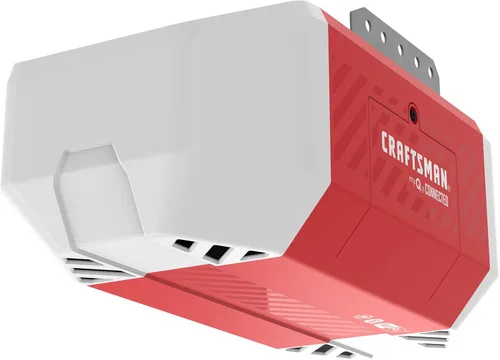 CRAFTSMAN 3/4 HP myQ Ultrasilencioso Controlado por Smartphone con Transmisión por Correa Inteligente, Sistema de 2 Luces, Controlador de Puerta de