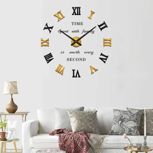 Miniatura 7 de VANGOLD Reloj de pared de diseño para decoración de sala de estudio
