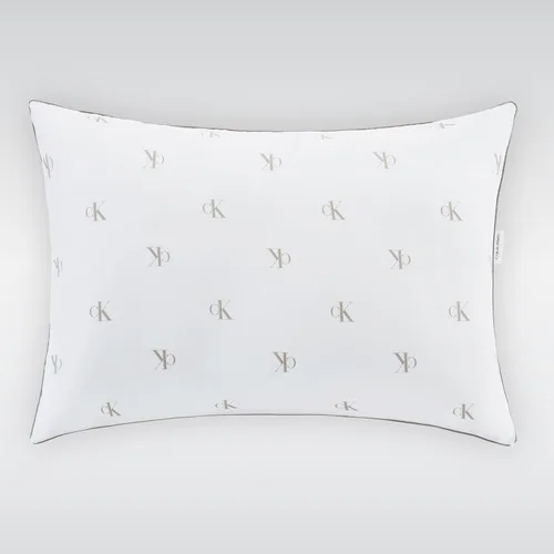 Miniatura 3 de Calvin Klein Logo Medium 20 x 36 pulgadas - Juego de 2 almohadas de cama para dormir, color blanco