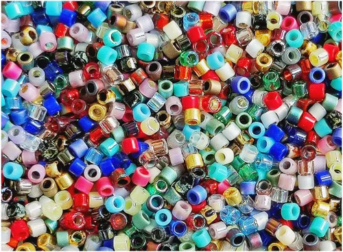 Miniatura 3 de Miyuki Delica Seed Bead - Mezcla 10/0 para hacer joyas, cuentas de semillas de vidrio japonesas, 0.7 oz (10 g)