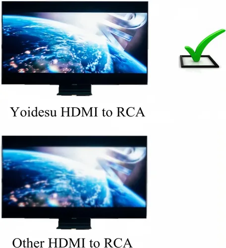 Miniatura 4 de Yoidesu Digital a AV a Video Composite Audio AV CVBS Adaptador Convertidor (Negro)