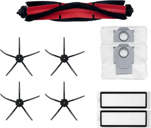 Miniatura 9 de Kit de accesorios compatible con Roborock Q5 Robot Aspirador Piezas de Repuesto 1 Cepillo Principal 4 Cepillo Lateral 2 Bolsa de Polvo Bolsa