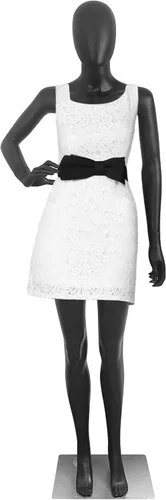 Miniatura 7 de Maniquí femenino negro cuerpo completo maniquíes torso vestido forma de vestido de costura modelo 70 pulgadas maniquíes ajustables forma de ropa