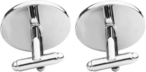 Miniatura 7 de 1994 Italy 20 Lire BU Uncirculated Coin Silver Plated Cufflinks NEW - Oak Branch
