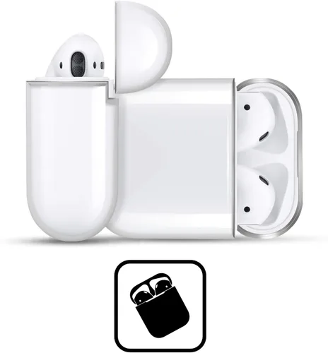Miniatura 3 de Head Case Designs Cubierta de cristal duro transparente con logotipo de The Dark Knight con licencia oficial compatible con la funda de carga Apple