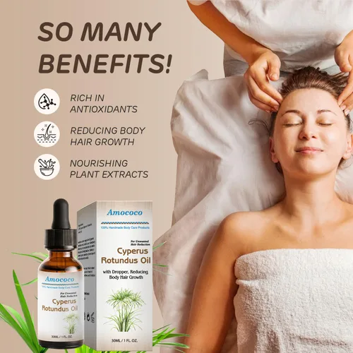 Miniatura 7 de Aceite Cyperus Rotundus - 30ML/1 FL OZ Aceite esencial natural con cuentagotas