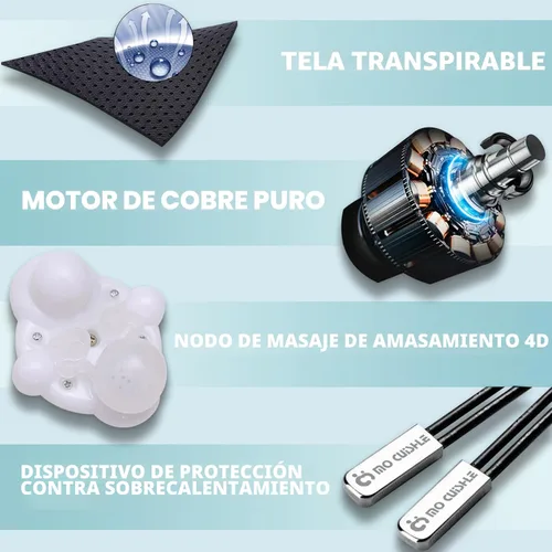 Miniatura 9 de Mo Cuishle Masajeador Shiatsu de Cuello y Hombro con Calor – Masaje de Amasamiento Profundo para Relajación – Ideal para Navidad, Día de la Madre