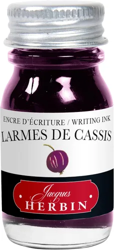 Miniatura 15 de Tinta para pluma estilográfica Herbin - 1 lata de 6 cartuchos - Larmes de Cassis