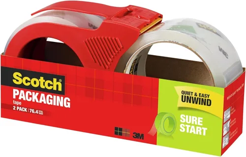Miniatura 5 de Scotch Sure Start Cinta de embalar, Transparente