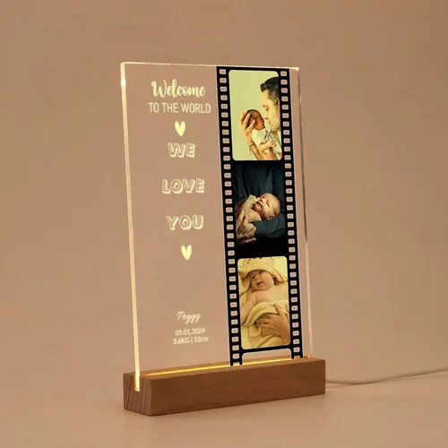 Miniatura 19 de MOIFAITYA - Placa de collage de fotos personalizada, marcos de fotos personalizados, regalos de fotos para el día de San Valentín, boda, él, pareja