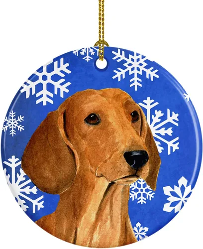 Miniatura 14 de Caroline's Treasures Cavalier Spaniel - Adorno de cerámica para colgar en el árbol de Navidad, para el hogar, Navidad, fiestas, regalo, 3 pulgadas
