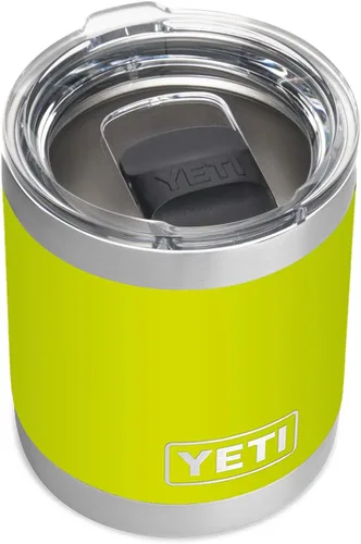 Miniatura 12 de Yeti Rambler Vaso corto de 10 onzas con aislamiento térmico al vacío, de acero inoxidable, con tapa MagSlider Rosa arenisca.