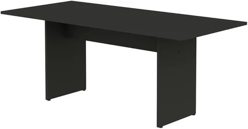 Miniatura 18 de Manhattan Comfort Nomad - Juego de comedor de 3 piezas para 6 personas con mesa de cocina moderna y 2 bancos, muebles de granja con acabado de grano