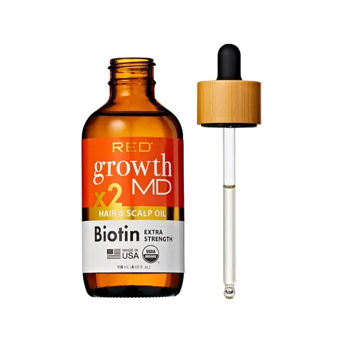 Miniatura 10 de Red By Kiss Growth MD Aceite fortalecedor para el cabello con romero biotina para el crecimiento y adelgazamiento del cabello, tratamiento