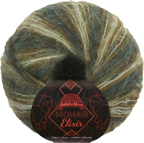 Miniatura 42 de JubileeYarn Mohair Elixir Yarn - 50g/Skein Baby Wool Blend - Cosmopolitan - 1 Skein