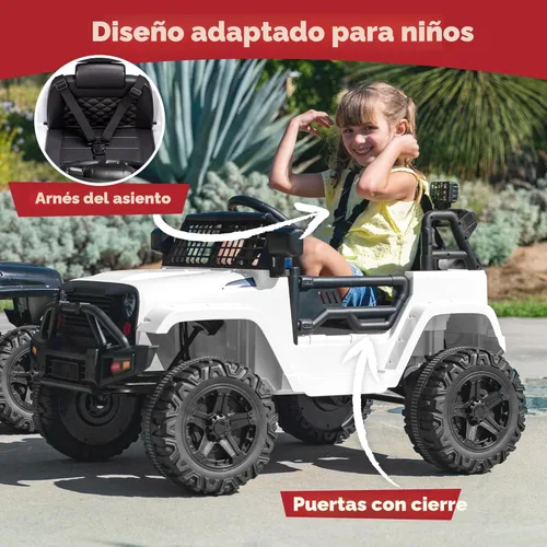 Miniatura 5 de Productos de la mejor elección, camioneta de paseo de 12 V para niños con control remoto de los padres, suspensión de resortes, luces LED, puerto