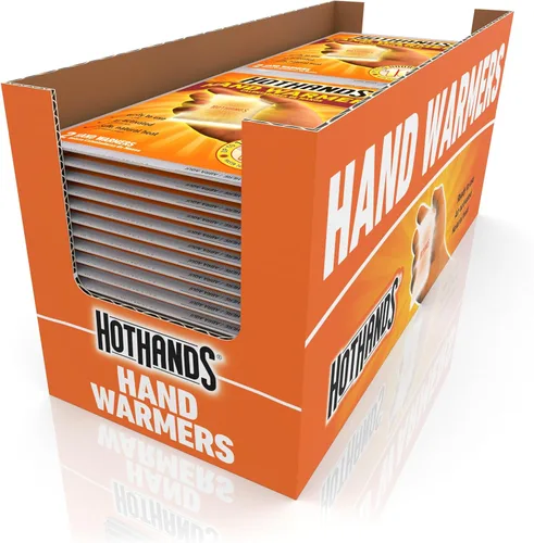 HotHands - Calentadores de manos, naturales, seguros, sin olor, activados con aire, de larga duración, hasta 10 horas de calor - 40 pares