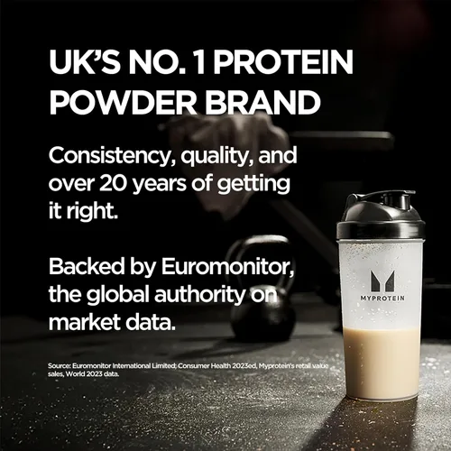 Miniatura 3 de Myprotein Impact - Aislado de proteína de suero de leche, 2.2 libras (40 porciones) de caramelo salado, 0.88 oz de proteína y 0.18 oz de BCAA por