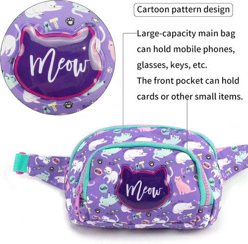 Miniatura 4 de Riñonera para niños, bolso de viaje para niñas