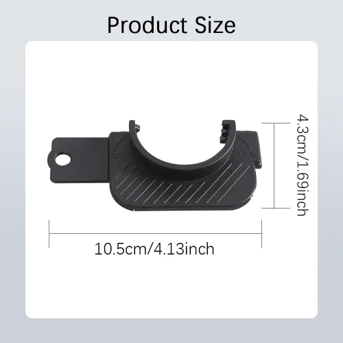 Miniatura 2 de HAOBO Soporte para tapa de gasolina compatible con Toyota Tacoma 2016-2024 3ª generación, accesorios exteriores automotrices, tapa de depósito