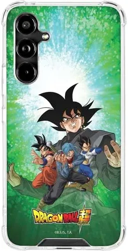 Miniatura 5 de Skinit Funda transparente compatible con Galaxy A54 5G – Diseño oficial de Dragon Ball Super Goku Vegeta Super Ball Azul - DBZSPR02