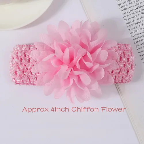 Miniatura 3 de 30 diademas de gasa para niñas pequeñas, suaves y elásticas, accesorios para el cabello para bebés, niñas, recién nacidos, bebés y niños pequeños