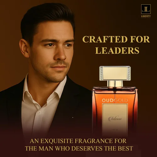 Miniatura 4 de Liberty Luxury OudGold Perfume Francés Intenso para Hombres – Fragancia Amaderada para hombres, Aroma Audaz y Duradero para Confianza y Prestigio