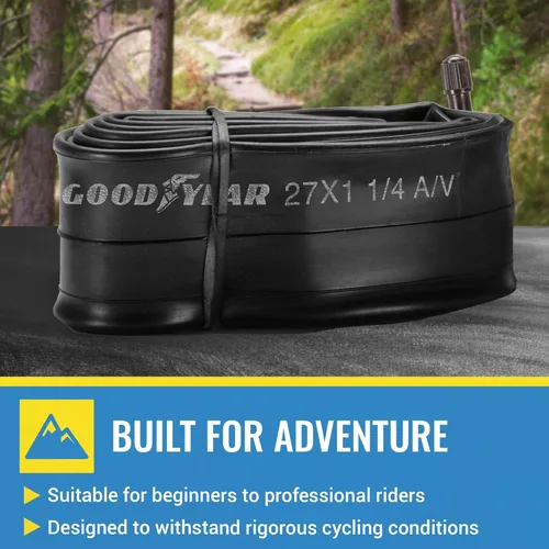 Miniatura 5 de Tubo de Bicicleta Goodyear con Goma de Butilo - Tubos de Bicicleta Confiables para Ciclismo Premium